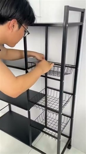 Movable rack #homeessentials #kitchen #storageracks