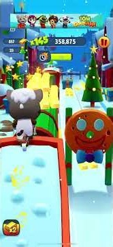Snowman Tom Gold Run Gameplay