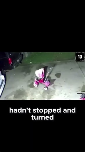 Motion Activated Camera Captures Tricycle Mov