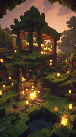 Minecraft Overgrown Well - Relaxing Ambience