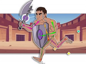 An amazing Spine 2D sprite sheet / game animation