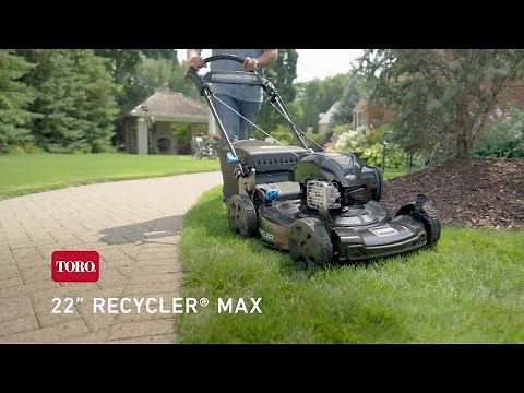 22-Inch All-Black Recycler® Max | Toro® Lawn Mowers