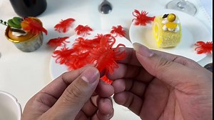 60 Pcs Mini Lobster Toy Crawfish Party Decorations Soft Rubber Crawfish Models Crawfish Boil Party Supplies Lifelike Crawfish Decor for Christmas,Early Education,Food Models,Party Props