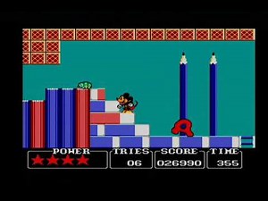 Castle Of Illusion Starring Mickey Mouse (Sega Master System Version) - No Death Run