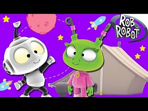Learn All About Camping! 🏕️ | Rob The Robot | Preschool Learning