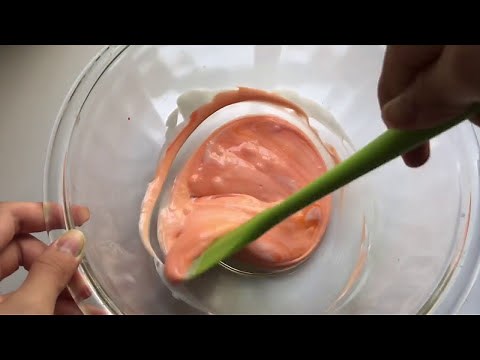glossy slime recipe (with and without borax)