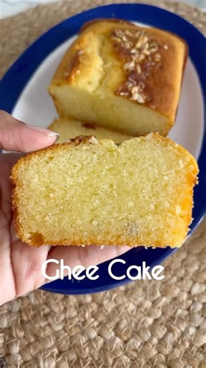572K views · 4K reactions |  Eggless GHEE Cake  Recipe  1/2 Cup All Purpose Flour  1/3 Cup Powdered Sugar  1/3 Cup Milk Powder  1/4 Cup Ghee  1/2 Cup Milk  1/4 tsp + A pinch Baking Powder  1/8 tsp Baking Soda Top the cake with some chopped dried fruits and Finally Bake. #reelitin #gheecake #vanillacake #basiccake #bakeeasily | boldbakingnation | Facebook