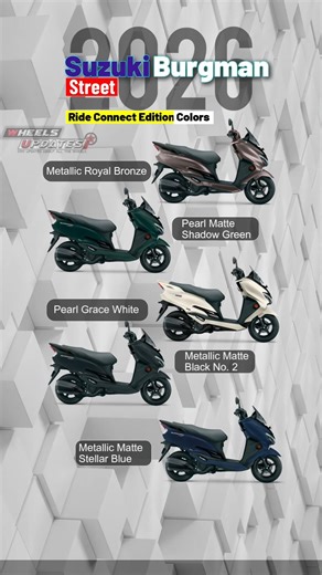 2026 Burgman Street Ride Connect edition colors #shorts #burgman #2026burgman #newscooter