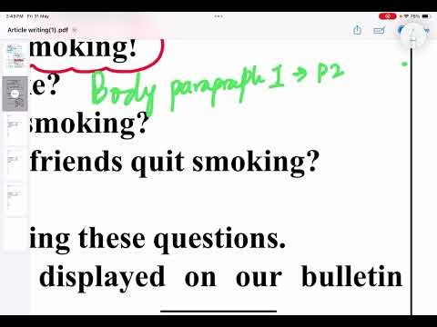 Introduction to Article Writing (Part 1)