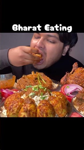 ASMR: EATING SPICY FISH CURRY 🔥 BASMATI RICE || #shorts #mukbangn#asmreating #mukbangasmr#asmr