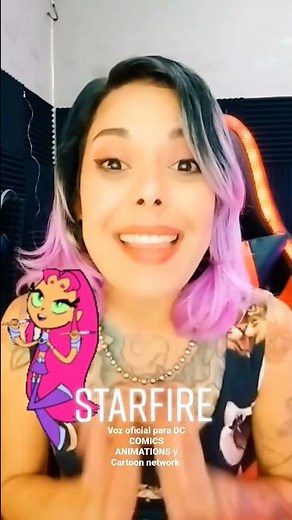 Voz de Starfire de los jóvenes Titanes en acción 💥🤘