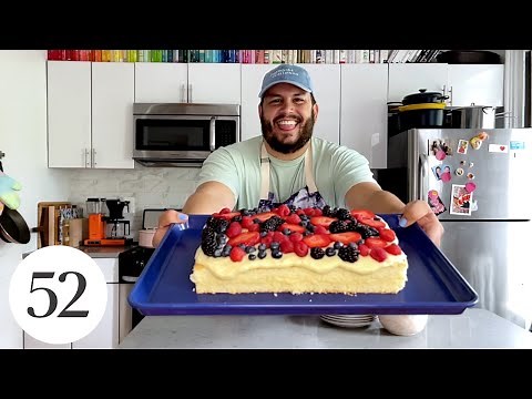 Grandma's Italian Cream-Filled Sponge Cake with Dan Pelosi | At Home With Us