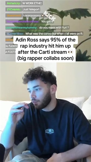 Adin Ross Reveals 95% of Rap Industry Connections