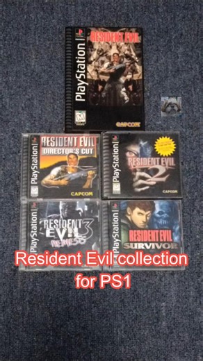Resident Evil collections PS1 #apocalypse #residentevil #zombies #playstation #retrogaming #gaming