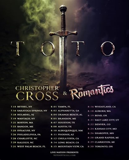 Tour Setlist on Reels