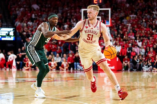 Reaction: Nebraska Basketball Stuns #9 Michigan State in Defensive Battle at Pinnacle Bank Arena