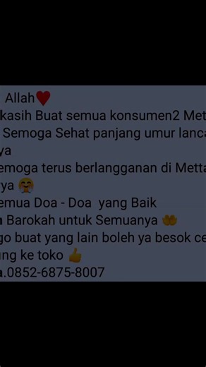 #motor #mettamootor #mettamootor #seputarkotametrolampung #alhamdulillah❤️ Masya Allah♥️ terimakasih Buat semua konsumen2 Metta Motor, Semoga Sehat panjang umur lancar Rizkinya Dan Semoga terus berlangganan di Metta Motor ya 🤗 Dan Semua Doa - Doa yang Baik Berkah Barokah untuk Semuanya 🤲 Monggo buat yang lain boleh ya besok cek2 langsung ke toko 👍 📞/Wa.0852-6875-8007