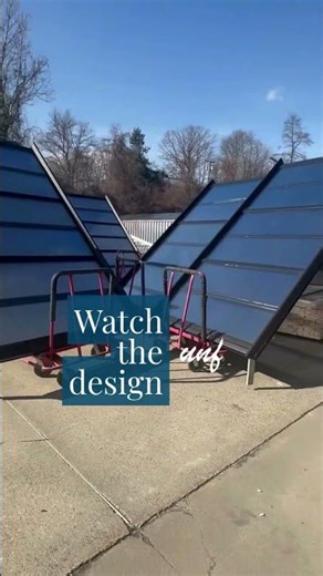 How Retractable Roofs Are Made 👀 #roofinginnovation #retractableroof