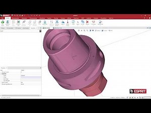 Making a Quick-Change Milling Insert for Live Milling in ESPRIT