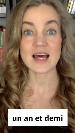 Prononciation : un an et demi