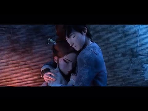 White Snake Anime movie 2019 - (Xuan huge Blanca to keep her warm)