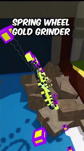 SPRING WHEEL GOLD GRINDER IN BUILD A BOAT