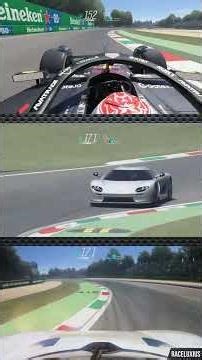 Max Verstappen Red Bull F1 2025 vs Koenigsegg CC850 at Monza