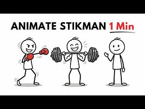 How to Animate Stick Figures using Canva in 1 Minutes.