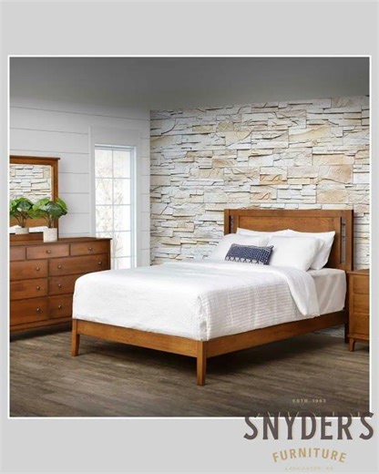 Amish Wynmoor Open Panel Bed
