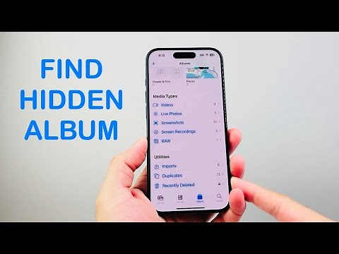 How to Find Hidden Album Missing on Photos on iPhone