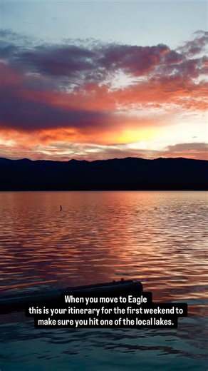 Here's your must-do first weekend: Launch at the lake early (beat the crowds), pack a cooler, let the kids burn off that travel energy, and remember why you moved here in the first place. No reservations needed. No fancy plans. Just water, sun, and the kind of easy that makes you feel like you made the right choice. Your first weekend in Eagle? Don't spend it unpacking boxes. Get in the car, drive 20 minutes, and hit the lake. Seriously—that's the move. This is what I tell every family that move