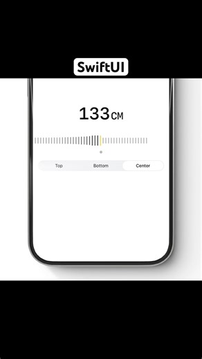 SwiftUI Animated Scrollable Slider - Custom Picker - #apple #animation #ios #coding