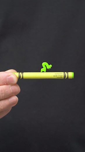 DIY Inchworm Toy from a Crayon | Creative Handmade Art