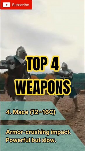 4 Medieval Weapons That Ruled the Battlefield