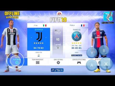 FIFA 19 MOBILE MOD 26 OFFLINE PARA ANDROID GRÁFICOS PS5 | NOVAS TRANSFERENCIAS & KITS 25-26