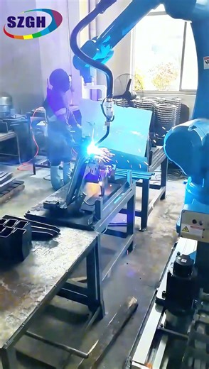 SZGH 6 axis robot welding#industrial #robot #robotics #machine #manufacturing #weldingrobot