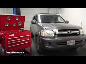 Toyota Sequoia power steering fluid flush