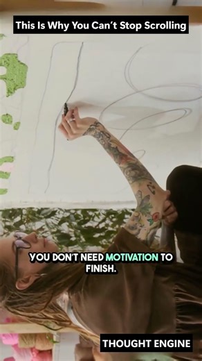 This Is Why You Can’t Stop Scrolling | thought engine #habits #procrastination #brain #shorts
