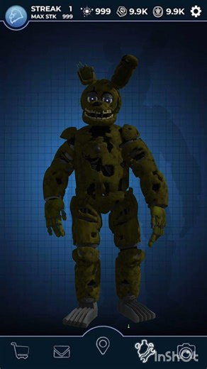 Springtrap Movie design - Fnaf animation workshop #fnaf #fnafanimation #springtrap #shorts