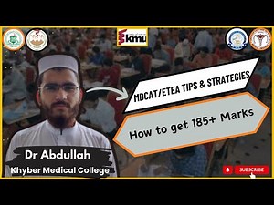 Ace the MDCAT/ETEA | Tips to Score 185+ Marks | Dr KS Academy