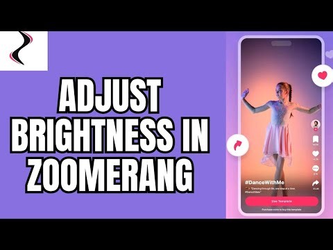 How to Adjust Brightness in Zoomerang 2026?
