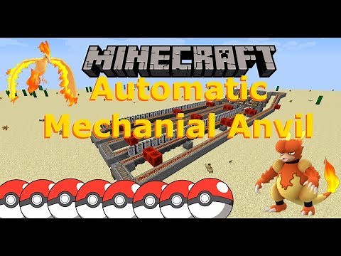 Automatic Mechanical anvil smelter | Minecraft pixelmon