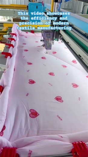 The Art of Automation: CNC Quilting #Manufacturing #Textiles #Automation #CNCMachine #Industrial