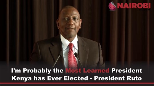 4.9K views · 162 reactions | I'm probably the most learned President Kenya has ever elected - President Ruto. | Nairobi Leo | Facebook
