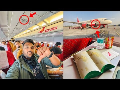 Air India Economy Class Review || Aircraft ka aisa condition kyu ? 😨