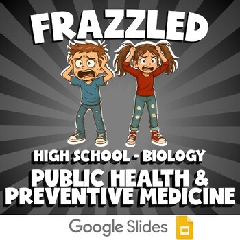 Public Health & Preventive Medicine FRAZZLED Science Game - No Prep Biology