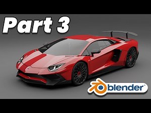 Part 3 (Various Parts) - Car Modeling Complete Beginner Guide | Blender 3D | Lamborghini Aventador