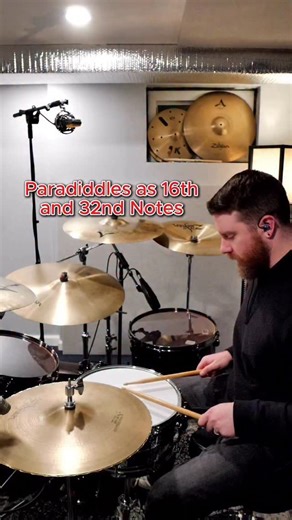 Here’s an exercise using paradiddles in two different subdivisions to automatically flip the sticking when you repeat it. #drum #drumrudiments #drumlessons #drumlife #drumming | Eric Sheppard Drums LLC
