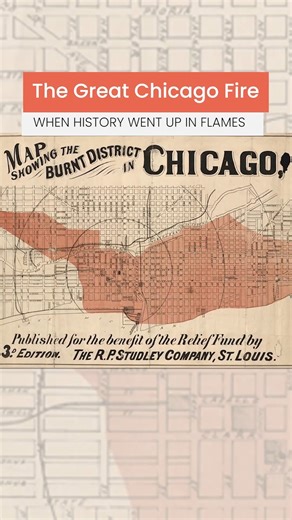 🔥 #OnThisDay in 1871, the Great Chicago Fire began – killing hundreds, leaving a third of the city homeless, and erasing priceless pieces of Lincoln history, from court records to his final draft of the Emancipation Proclamation. Read more 👉 https://presidentlincoln.illinois.gov/Blog/Posts/210/Illinois-History/2025/10/Chicago-Fire-A-Historic-Tragedy-in-Every-Sense-of-the-Word/blog-post/ #ChicagoFire #LincolnLegacy #ALPLM | Abraham Lincoln Presidential Library & Museum