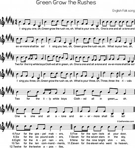 Green Grow the Rushes Beth's Notes Songs   Resources